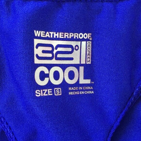 Weatherproof 32 Degrees Cool Tank Top Women Small T-Back  Blue - Picture 8 of 9